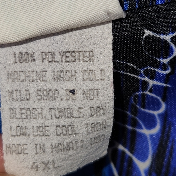 2/$30 Vintage Hawaiian Mens 4XL Shirt Button Tropical Cruise Beach Hawaii - Picture 6 of 9